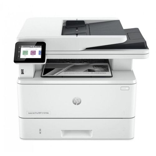 HP LaserJet Pro MFP 4102fdn Drucker - Schwarzweiß - Drucker für Kleine und mittlere Unternehmen - Drucken - Kopieren - Scannen - Faxen - Für Instant Ink geeignet, Drucken vom Smartphone oder Tablet, automatische Dokumentenzuführung, beidseitiger Druck - L