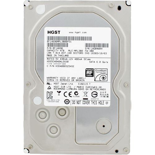 Festplatte HGST 4TB HDS5C4040ALE630 7200U/min 64MB Sata III 3,5