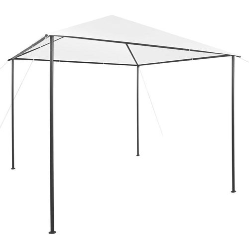 Pavillon 3x3x2,9 m Weiß 180 g/m²