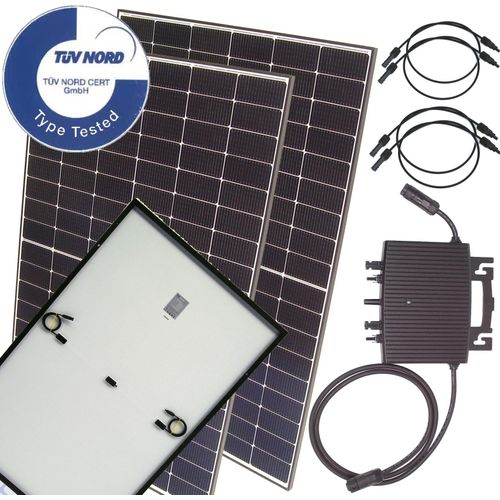 Balkonkraftwerk 860W 800W Photovoltaik Solaranlage wireless Mikro-Wechselrichter