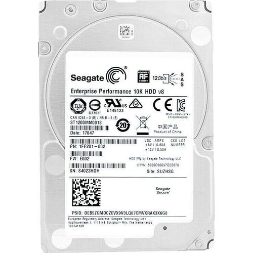 Festplatte Seagate ST1200MM0018 1.2TB 10 000Rpm SAS III 32Mb Cache 2,5