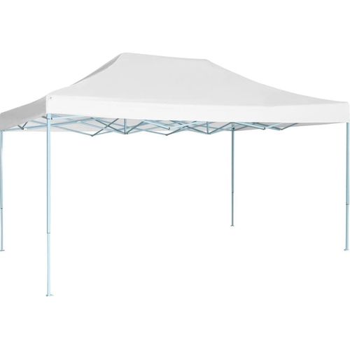 Partyzelt Faltbar 3x4,5 m Weiß