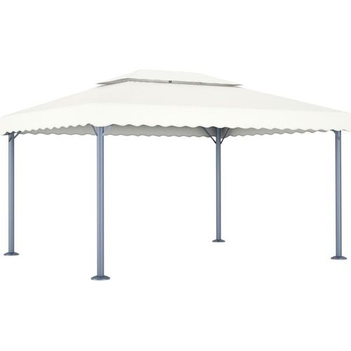 Pavillon 400 x 300 cm Creme Aluminium