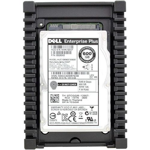 Festplatte Dell 0TCGGM 600GB Sas II 64MB Cache 2,5'' Zoll