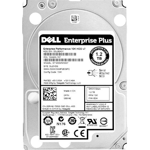Festplatte Dell 1.2TB ST1200MM0007 10000Rpm 64Mb Cache Sas II 2.5'' Zoll 068V42