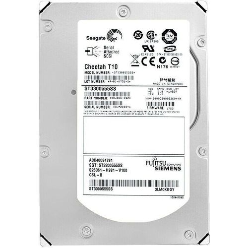Festplatte Fujitsu 300Gb ST3300555SS 10 000Rpm SAS 3,5