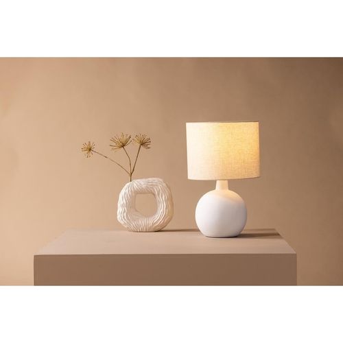 Tischlampe TORCELLO Nachttischlampe 51cm hoch - Dekoration beige