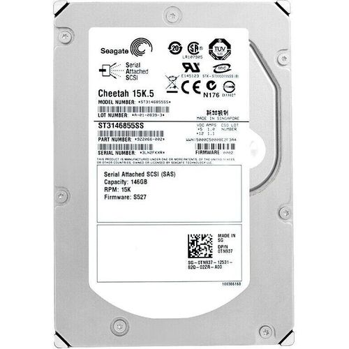 Festplatte Dell ST3146855SS 146GB 15000Rpm Sas 3,5'' Zoll 0TN937