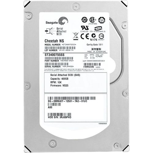 Festplatte Dell ST3400755SS 400GB 10000Rpm Sas 3,5