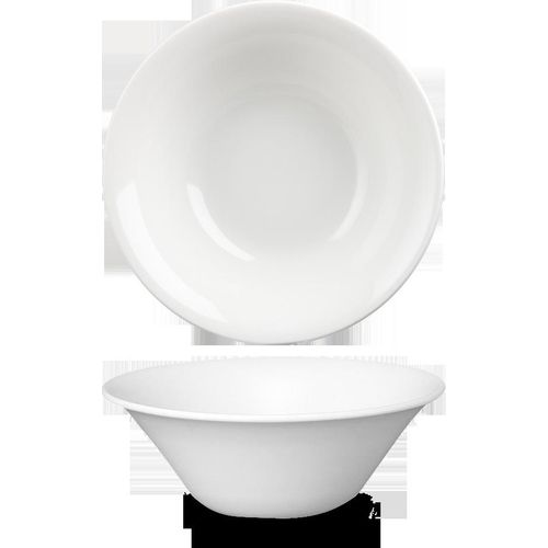Churchill Super Vitrified Mediterranea Salatschale, 25,4 cm, 12 Stück, weiß, rund