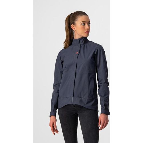 CASTELLI Fahrrad-Regenjacke - COMMUTER W REFLEX - Blau S