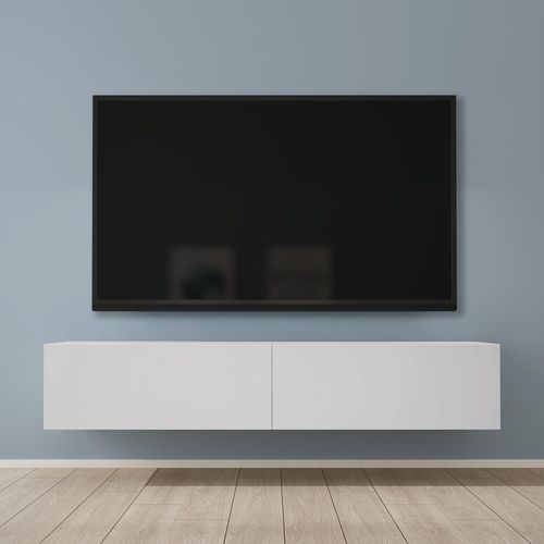 Mai & Mai Fernsehschrank Verdeckter Griff mit Soft-Close Lowboard Hängeschrank für Wohnzimmer in Matt Weiß BTH: 160x40,2x30 cm Fernsehschrank02