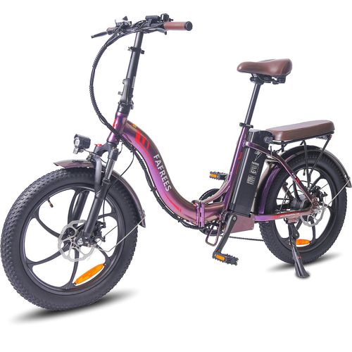 20 Zoll Faltbares Elektrofahrrad, 250W 36V 18AH, Mit Rückleuchten nach StVZO-Norm,Shimano 7S,