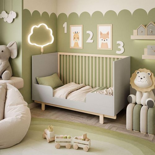 BASIC Kinderbettchen Kaschmir mit Schaumstoff Matratze