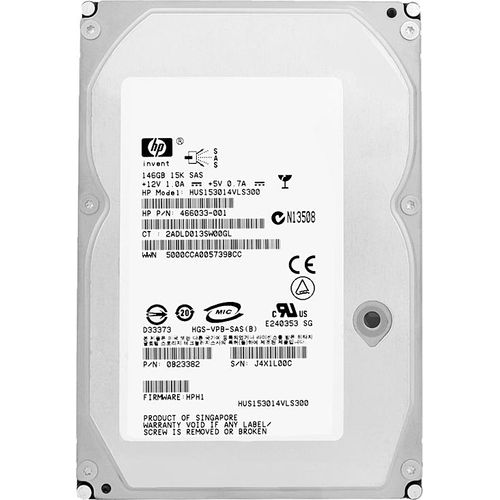 Festplatte HP HUS153014VLS300 146GB 15000Rpm SAS 3,5