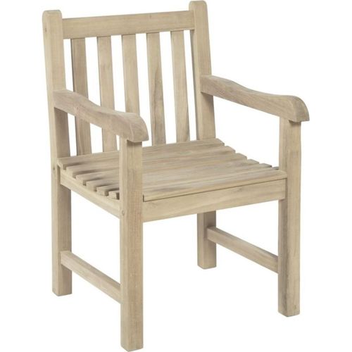 Gartenlounge-Sessel ></noscript>Solo< in Natur aus Holz - 60x92x63cm (BxHxT)