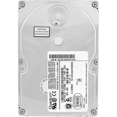 Festplatte Dell 037URC 18GB 10K SCSI 80-PIN 8.9cm