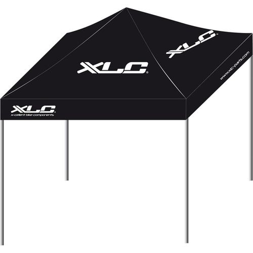 XLC Zelt inkl. Seitenwand schwarz, 3 x 3 m, mit Transporttasche