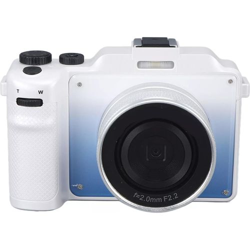 INF Digitalkamera 4K/48 MP/18-facher Digitalzoom/Stabilisierung/Autofokus/Dual-Kamera Weiß