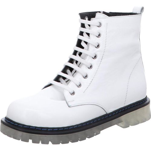 Gemini Damen Lack Schnürboot weiß Größe 41