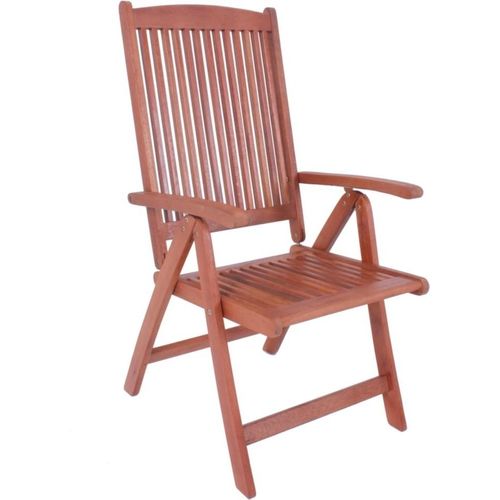 Gartenstuhl ></noscript>Stockholm< in braun aus Holz - 58x109x65cm (BxHxT)