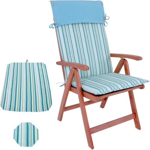 Gartenstuhl ></noscript>Stockholm< in Braun aus Holz - 57x107x65cm (BxHxT)