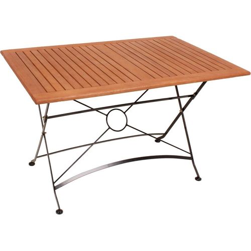 Gartentisch ></noscript>Wien< in holzfarben aus Massivholz - 120cm (T)