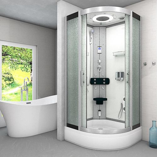 Dampfdusche Dusche Duschkabine D58-50M2-EC Duschtempel Sauna 90x90 cm