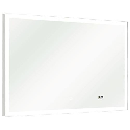 LED Badspiegel mit Uhr pelipal Filo Rustico 70x110 cm IP44