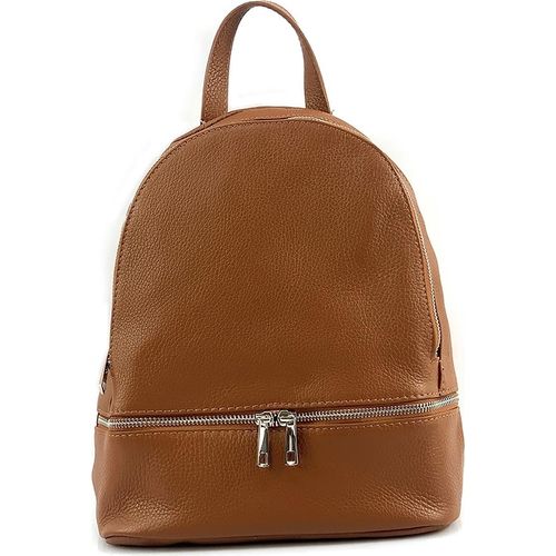 Cityrucksack tan hellbraun Florence Rucksack Leder D2OTF612C