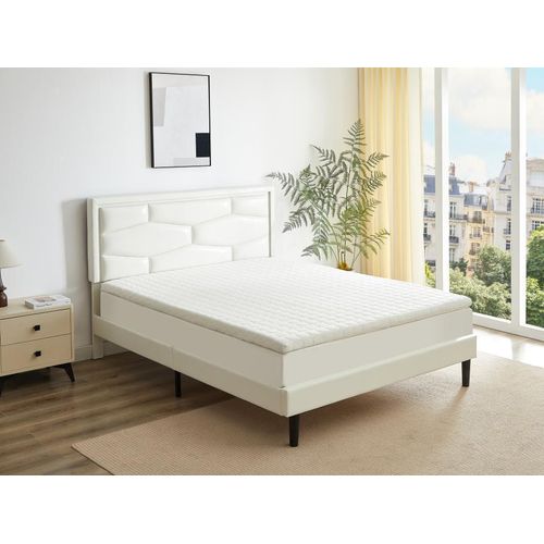 Matratzenauflage Topper - 160 x 200 cm - Memory Schaum - 1 Zone - Stärke 5 cm - LUXE von DREAMEA