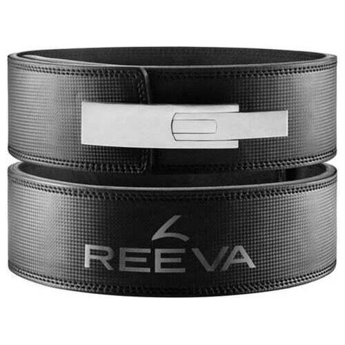 Reeva Carbon-Leder-Gewichthebergürtel - Schwarz - XS