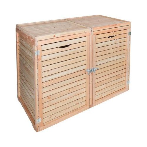Mülltonnenbox 2 172 x 80 x 126 cm Douglasie
