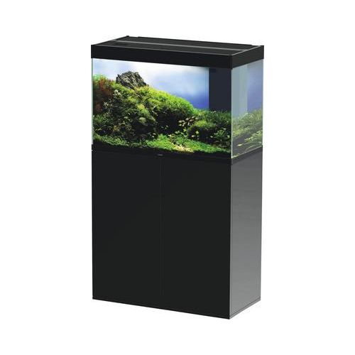 Aquariumkombination Ciano Emotions Pro 80 Black ca. 145 l, ca. 81 cm, schwarz, inkl. LED Beleuchtung, Innenfilter, Heizer und Unterschrank