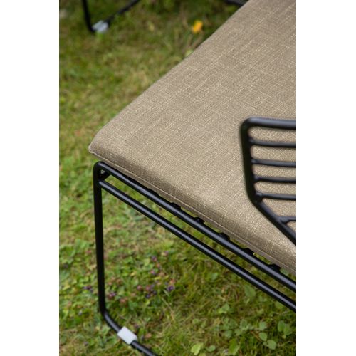 Milano Gartenset 3 Teile schwarz, beige.