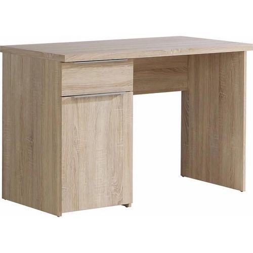 Schreibtisch 110x76x60 cm OPUS OPSB313L mit Schrank und Schublade Sonoma Eiche