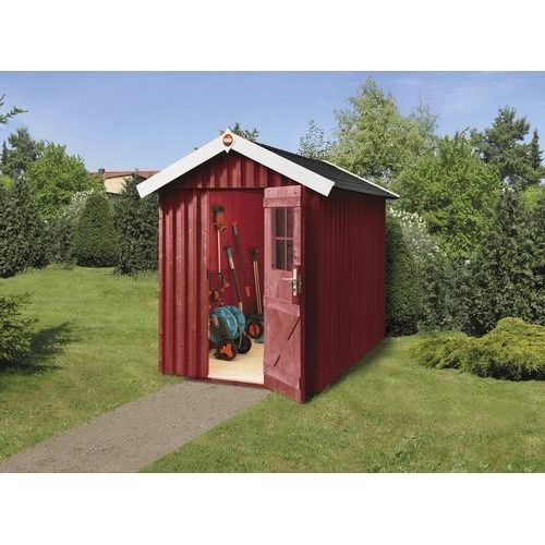 Gerätehaus weka Öland Gr.1 mit Fußboden 200 x 208 cm schwedenrot