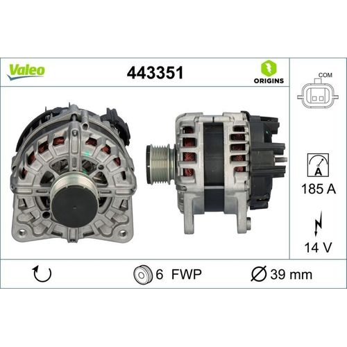 Generator VALEO ORIGINS NEW OE TECHNOLOGIE