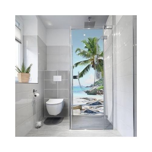Duschrückwand-Folie mySpotti Fresh Seychellen 100 x 255 cm