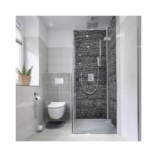 Duschrückwand mySpotti Fresh Verblender dunkel 210 x 90 cm FSF21404