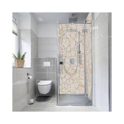 Duschrückwand mySpotti Fresh Natursteinwand Verblender 210 x 90 cm FSF21406