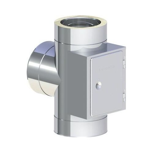 Jeremias DW-ECO T-Stück mit gegenüberliegender Reinigung Ø130mm
