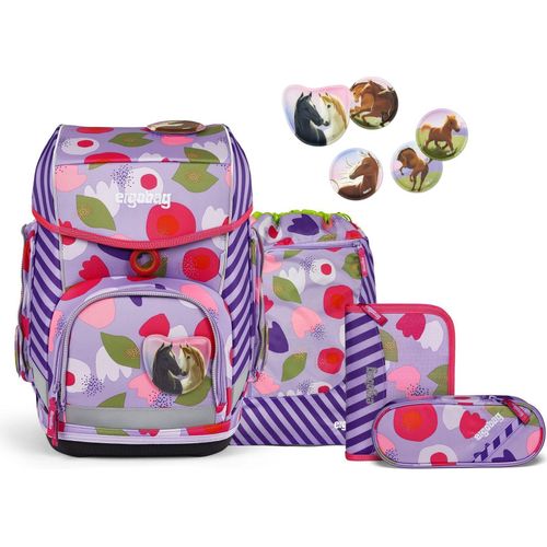 ergobag cubo Schulrucksack-Set Blütenzaubär