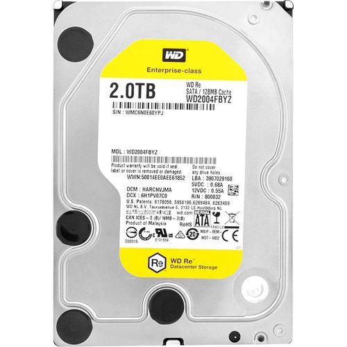 Western Digital 2TB WD2004FBYZ Sata III 64MB 7200Rpm 3,5'' Zoll