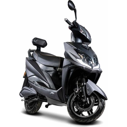 E-Roller FALCON 3400, Elektroroller 45 km/h, E-Scooter, Blei-Gel-Akku, 3400 Watt, 60km RW, Schwarz