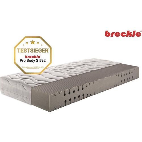 Breckle 7-Zonen Kaltschaum-Matratze »Pro Body S 592«, für alle Körpertypen (H3, 90 x 200 cm) -