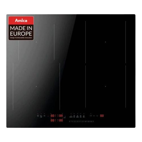 Induktionskochfeld Rahmenlos Amica 592 x 522 mm 4 Kochzonen KMI 772 660 C