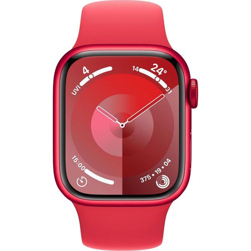 APPLE Watch Series 9 GPS + Cellular 41mm PRODUCT RED Aluminium Case with PRODUCT RED Sport Band - M/L