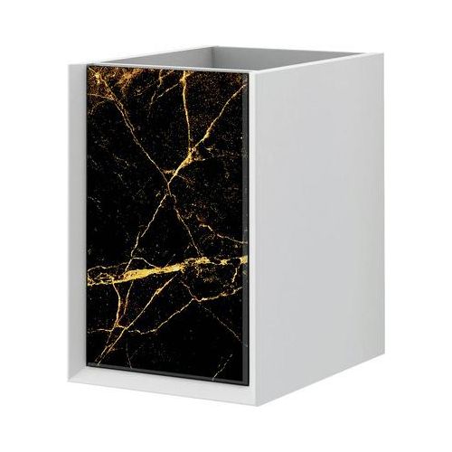 Unterschrank Baden Haus Bellagio 35 cm breit Steingold fertig montiert 54888