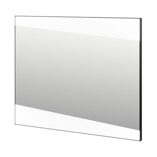 LED Badspiegel Qube 100x80 cm schwarz